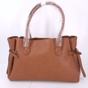 Style & Co Large Soft Satchel Shoulder Handbag Tortoise Shell Large Bag Purse